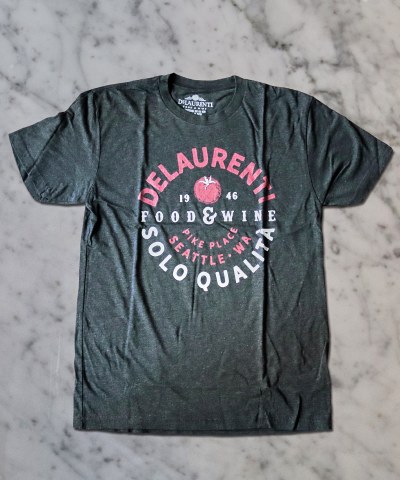 DeLaurenti Solo Qualita T-Shirt - Black - DeLAURENTI